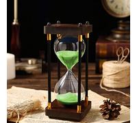 Clessidra, Clessidra Grande, Clessidra, 7 Colori, Clessidra, Clessidra, Orologio a Sabbia, 15/30/45/60 Minuti, Clessidra in Legno, Clessidra Decorativa for la Decorazione della Scrivania (15 Minuti) (