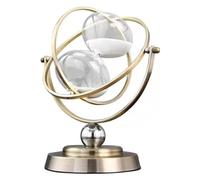 Clessidra, Clessidra in metallo vintage con rotazione a 360° grande, clessidra in color ottone, timer 15 30 60 minuti, giocattolo creativo educativo for ufficio, casa(Horizontal White Sand,60 minutes)