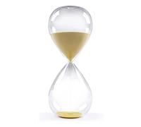 Clessidra con sabbia, colorata e alla moda, ispirata al clessidra Biloba, in vetro, 3 minuti, 5 minuti, 15 minuti, 30 minuti, 45 minuti, 60 minuti, per casa, ufficio