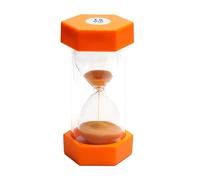 Clessidra con sabbia, timer per bambini, timer da cucina, decorazione per la gestione del tempo, clessidre colorate, perfetto in casa ucina, ufficio, giochi, 15 minuti, arancione