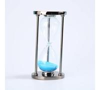 Clessidra da 30 minuti, cornice decorativa in metallo color bronzo, timer per cucina e insegnamento, regalo unico con sabbia blu