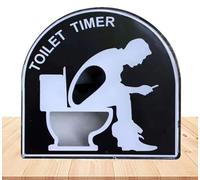 Clessidra da 5 Minuti per WC, con Sabbia, Stampe Divertenti per Bagno e Toilette, Clessidra con Vista del Tempo, Regali per Papà