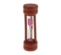Clessidra decorativa, Confezione da 1 timer a clessidra in legno con sabbia a clessidra for lavarsi i denti e fare esercizi di matematica