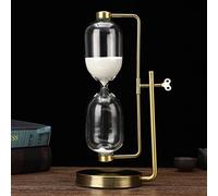 Clessidra decorativa da 60 minuti, clessidra grande, orologio con sabbia, 1 ora di vetro, clessidra, per regali, matrimonio, casa, scrivania, ufficio