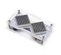 Clessidra elettronica fai da te con LED per display a matrice elettronica | Sensore di gravità, 01-99 minuti regolabile, simulazione realistica della sabbia, luce rossa/verde/blu, montaggio fai da te