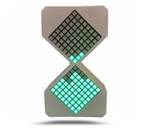 Clessidra elettronica stampata in 3D, 2024 Nuovo timer clessidra elettronica a LED, timer per sabbia per bambini per migliorare la creatività (Verde)