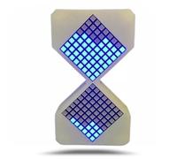 Clessidra elettronica stampata in 3D, 2024 Nuovo timer clessidra elettronica a LED, timer per sabbia per bambini per migliorare la creatività (Blu)