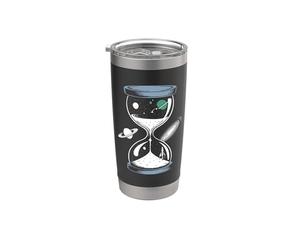 Clessidra Galaxy - Vintage Sandglass Graphic Space Lover Bicchiere termico in acciaio inox doppia parete