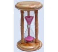 Clessidra Hourglass Legno 5 Minuti altezza cm 10,4 diametro cm 6