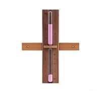 Clessidra in legno per sauna da 15 minuti per bagno turco, orologio da parete resistente al calore con sabbia dal design elegante per monitorare il relax in bagno o spa, finitura naturale (D)