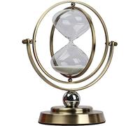 Clessidra in metallo vintage, Clessidra, 30 minuti / 60 Orologio a sabbia Artigianato in metalloSouvenir creativi. for la decorazione 'ufficio studio a casa(Bronze 2,30 minutes)