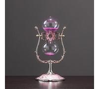 Clessidra in metallo vintage, Timer a clessidra, Orologio a sabbia a, Assistente gestione del tempo, Clessidra in metallo vintage 15 minuti / 30 60 Rotazione a 360° Grande(Pink,30 minutes)