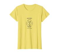 Clessidra ispiratrice Il Meglio Deve Ancora Venire Maglietta, Donna, Limone, 3XL