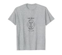 Clessidra ispiratrice Il Meglio Deve Ancora Venire Maglietta, Uomo, Grigio Melange, 6XL