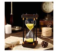 Clessidra Orologio con sabbia Timer Doppia protezione Assistente for la gestione del tempo del bambino, aiuta i clienti a incidere il loro nome o citazione sulla clessidra(Unique Colour,30 minutes)