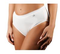Clessidra Pacco da 3 Mutande Mestruali Donna in Cotone Elasticizzato PT577 (8, Bianco)