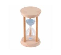 Clessidra rotonda in legno a tre colonne, piccola, timer a clessidra