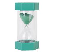 Clessidra sicura e alla moda, utile alle maestre come timer per i giochi, orologio per bambini con timer: 1 minuto, 5 minuti, 10 minuti, 15 minuti, 30 minuti, Green, 1 minute