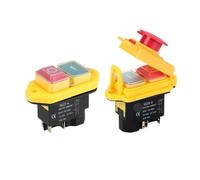 CLEUFWKO 1 pz Interruttore a Pulsante elettromagnetico Affettatrice Magnetica Protezione da sottotensione Avviamento di Potenza KLD 220V(YCZ2-D-4J 16A)