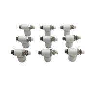 CLEUFWKO 1 pz. Raccordi di Regolazione della valvola del regolatore AS1201F/3201/2201/4201-01/02/03/04A-06/08/10SA(AS2201F-01-08SA)