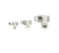 CLEUFWKO 1 pz Raccordi for valvola di Controllo del Flusso a Gomito AS1201F/AS2201F/AS3201F-M5/01/02/03-04A/06A/08/10SA(AS2201F-02-10SA)