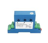 CLEUFWKO Apertura 4mm Apertura 8mm Trasmettitore di Corrente AC trasformatore Perforato Integrato Alimentazione monofase RS485 AC100A a 4-20mA(0-5V,0-30A AC_4MM_DC 24V)