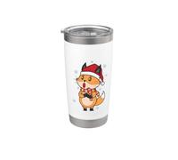 Clever Fox Buon Natale Bicchiere termico in acciaio inox doppia parete