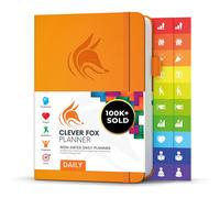 Clever Fox Daily Planner - Notebook di pianificazione non datato con programma orario e lista di cose da fare - Organizzatore di attivit e lavoro pe
