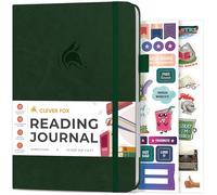 Clever Fox Diario di lettura - Registro di revisione del libro guidato con tracker di lettura - Accessori per libri regalo per gli amanti della lettura - Diario di monitoraggio del libro per bambini e