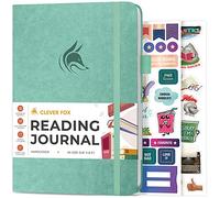 Clever Fox Diario di lettura - Registro di revisione del libro guidato con tracker di lettura - Accessori per libri regalo per gli amanti della lettura - Diario di monitoraggio del libro per bambini e