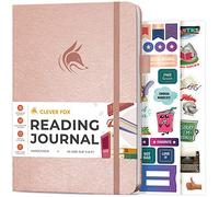 Clever Fox Diario di lettura - Registro di revisione del libro guidato con tracker di lettura - Accessori per libri regalo per gli amanti della lettura - Diario di monitoraggio del libro per bambini e