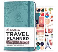 Clever Fox Diario di viaggio - Agenda per le vacanze con piano di bilancio, lista imballaggi, spese e diario di viaggio, organizer per itinerari di viaggio, per donne, uomini e coppie, formato