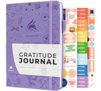 Clever Fox Gratitude Journal - Happiness, Positivity & Affirmation Daily Journal - Inspirational Daily Notebook - 3 mesi, A5 (lavanda)