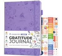 Clever Fox Gratitude Journal Large - Happiness, Positivity & Affirmation Journal - Inspirational Daily Notebook, 3 mesi, 21,1 x 28 cm (lavanda)