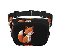 Clever Fox - Marsupio multifunzione con stampa, unisex, alla moda, per viaggi e sport