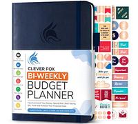 Clever Fox Pianificatore bilancio bi-settimanale - Organizzatore finanziario non datato con monitoraggio spese e banconote - Libro finanziario per budget dei soldi domestici - 5,8 "x 8,3" Copertina