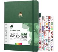 Clever Fox Planner PRO 2a edizione - Planner settimanale non datato per definire obiettivi, attivit e gestire il tempo - Organizzatore di vita c