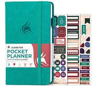 Clever Fox Planner settimanale - Pocket Edition (turchese, formato tascabile)