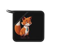 Clever Fox, tappetino isolante quadrato resistente al calore, 18 cm, adatto per cucinare, cuocere al forno, pentole calde, ecc.