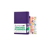 Clever Fox Teacher Planner - Agenda scolastica con calendari e piani di lezione - Quaderno per insegnanti per l'organizzazione della classe e del