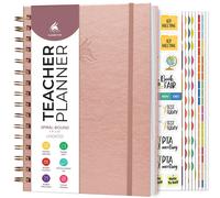 Clever Fox Teacher Planner Spiral - Agenda scolastica con calendari e piani delle lezioni - Quaderno per insegnanti per l'organizzazione della cl