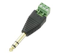 CLEVER LITTLE BOX Adattatore da Jack Stereo 6.35mm a Morsettiera a 3 Terminali