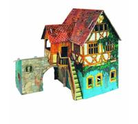 Clever Paper Sailor's House with Figures