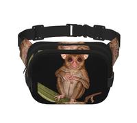 Clever Tarsier - Marsupio multifunzione stampato, unisex, alla moda, per viaggi e sport