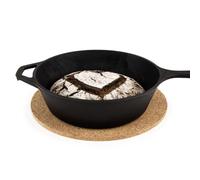 Cleverbrand Sottopentola in Sughero, Resistente al Calore, Ø 30 cm, Spessore 10 mm, sottopentola in Sughero Naturale per pentole e padelle - Made in Portugal