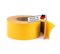 Cleverbrand Sughero, Foglio du Sughero, Pannello Sughero, Lunghezza 5 m, Larghezza 7,5 cm, Spessore 3 mm, Nastro di Sughero Adesivo, Strisce di Sughero autoadesive - Made in Germany