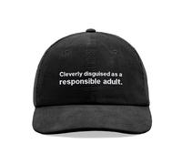 Cleverly Disguised Responsabile Adulti Corduroy Cappello Baseball Vintage Unisex