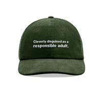 Cleverly Disguised Responsabile Adulti Corduroy Cappello Baseball Vintage Unisex