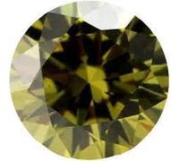 CLEVIO 18.25Ratti Verde Zircone Cubico Naturale Certificato Diamante Tagliato Pietra preziosa sciolta per gli uomini e le donne S-B0BQWLB9MRNAMZ, Small, Gemma