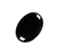 CLEVIO 6,50 carati Sulemani Hakik Stone Originale Laboratorio Certificato Onice Nero Naturale Gemma Per Uomo O Donna-B0C8JNN7MRNAMZ, Small, Gemma